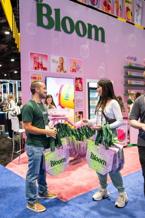 Bloom Energy Drinks booth