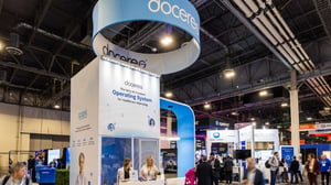 Doceros booth at HIMSS